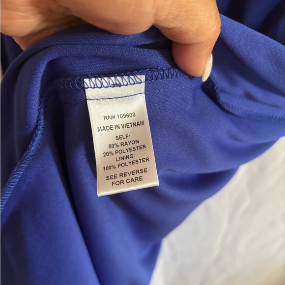 Rabbit Rabbit Designs Blue Floral Dress - Picture 8 of 9